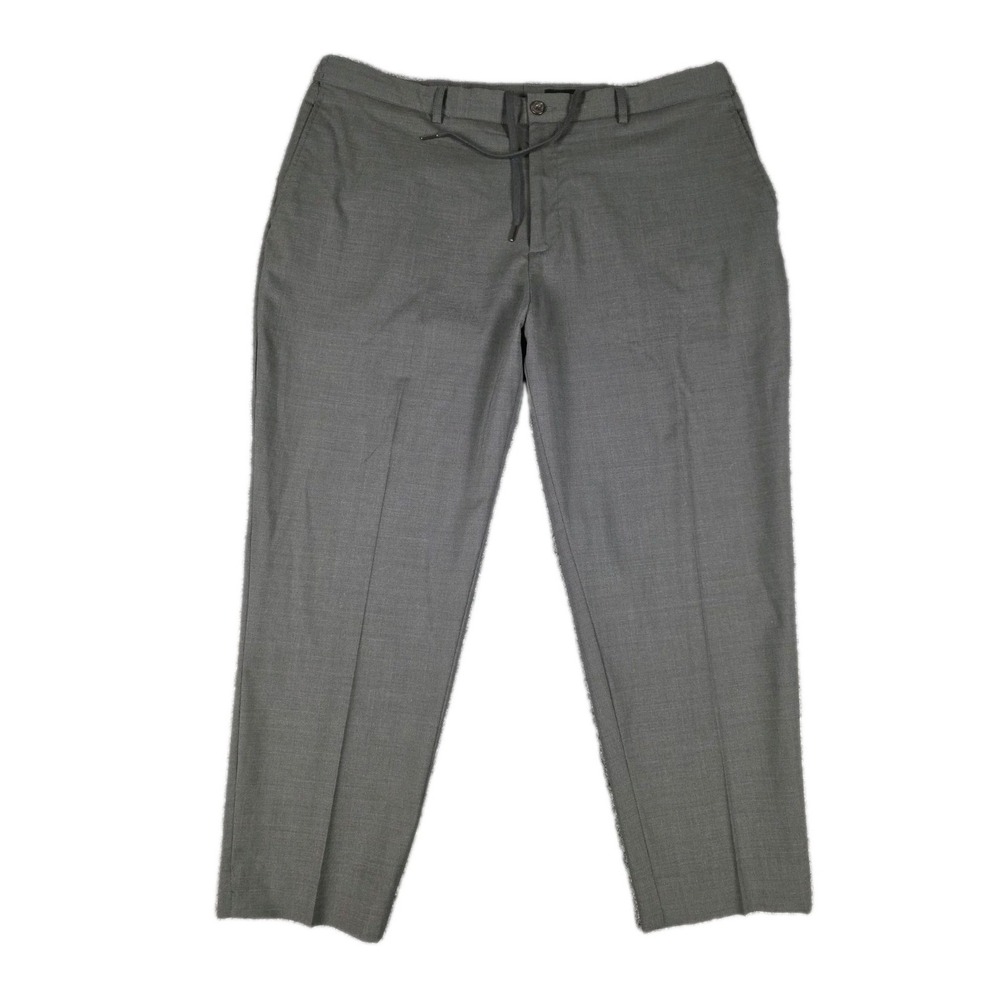 Theory Curtis TRVL T Motion Wool Pants Men's Size 40 Gray Travel Dress